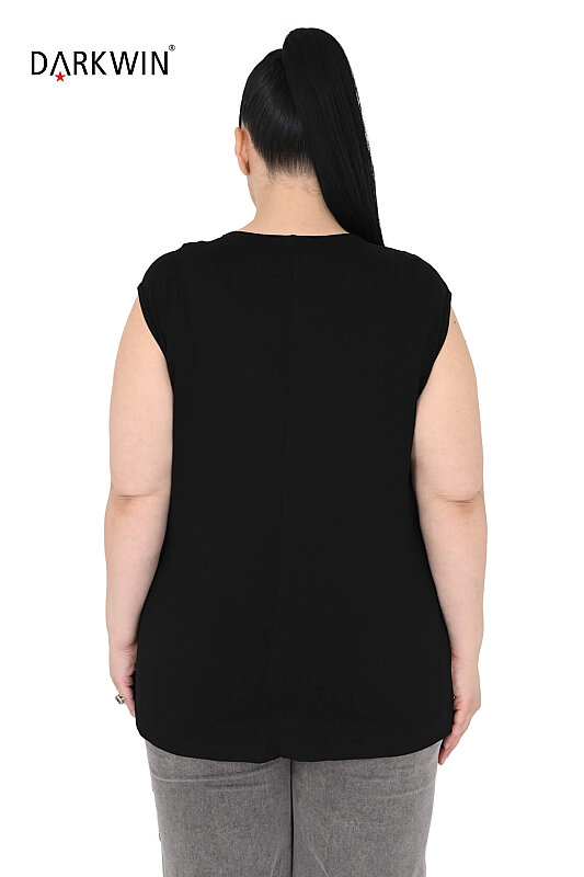 P9787 DARKWIN BLUZ SIYAH - 6