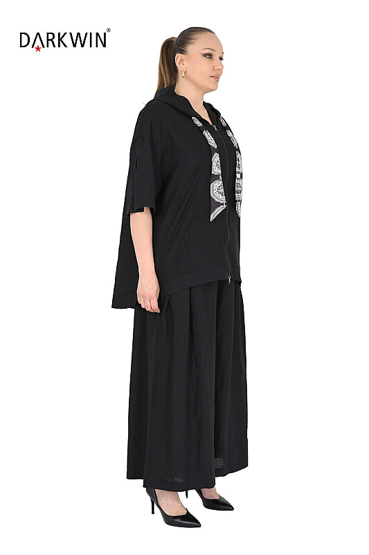 P9806 DARKWIN BLUZ-PANTOLON SIYAH - DARKWIN (1)