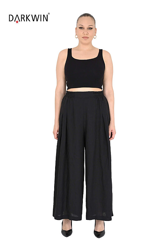P9806 DARKWIN BLUZ-PANTOLON SIYAH - 6
