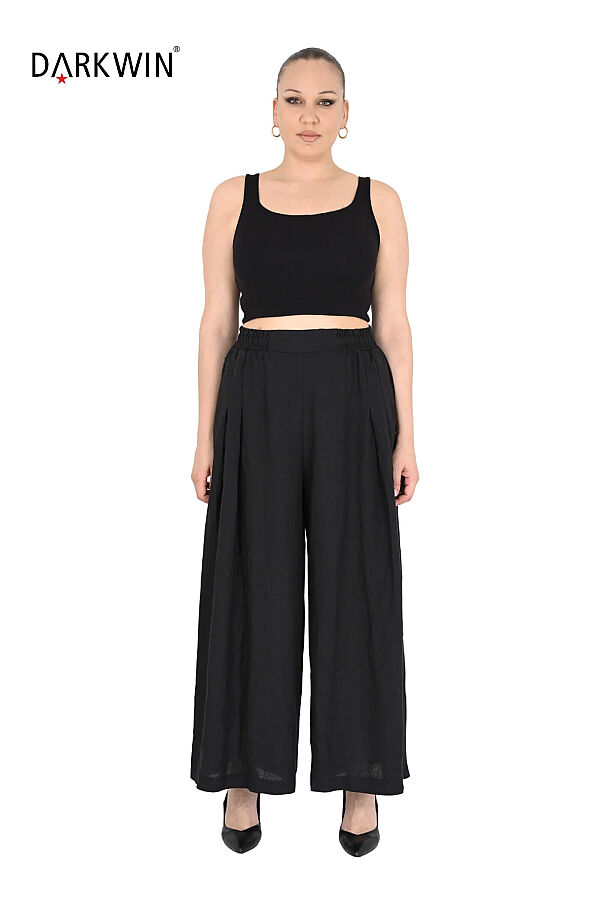 P9806 DARKWIN BLUZ-PANTOLON SIYAH - 6