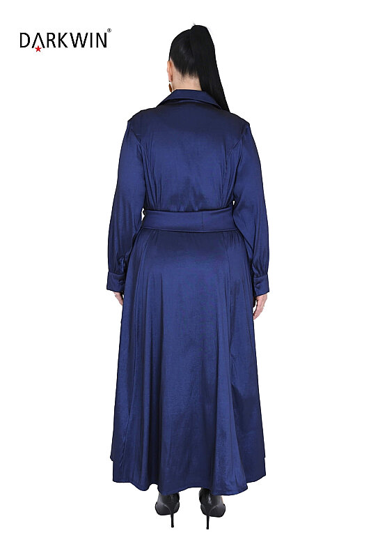 P9842 DARKWIN ELBİSE LACIVERT - 3