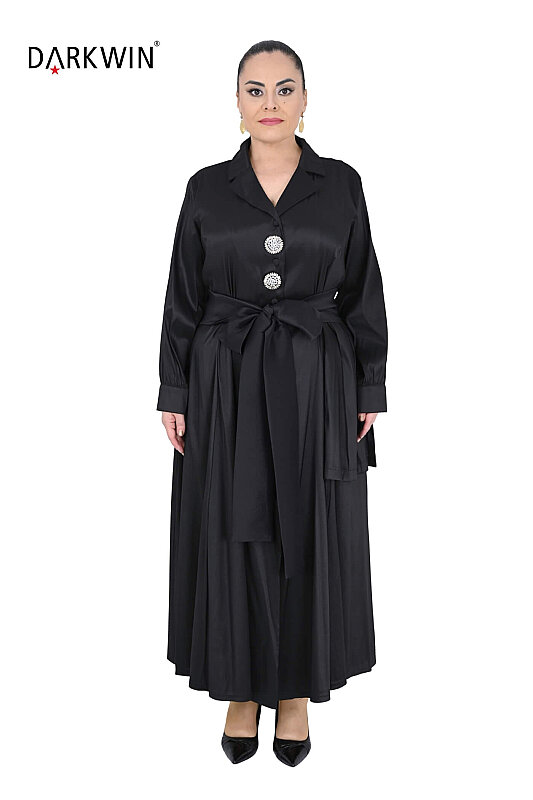 P9842 DARKWIN ELBİSE SIYAH - DARKWIN