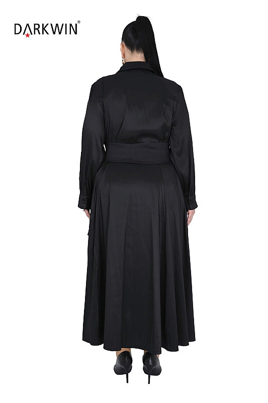 P9842 DARKWIN ELBİSE SIYAH - 3