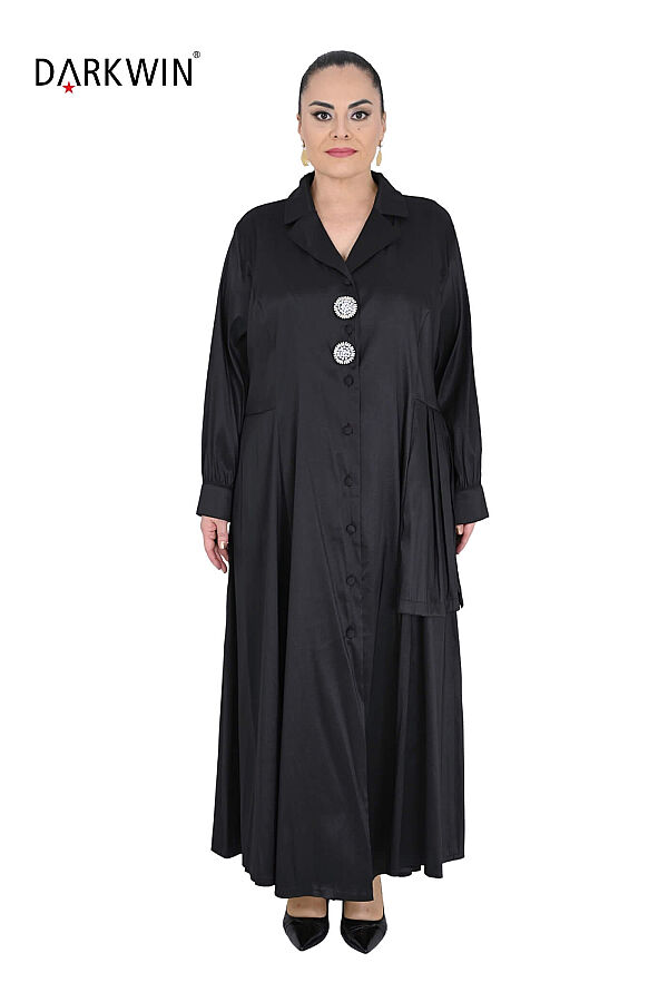 P9842 DARKWIN ELBİSE SIYAH - 5