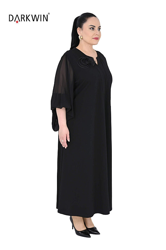 P9843 DARKWIN ELBİSE SIYAH - DARKWIN (1)