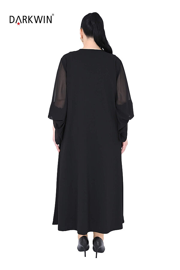 P9843 DARKWIN ELBİSE SIYAH - 3
