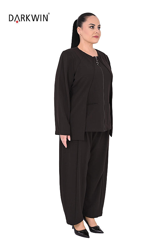 P9844 DARKWIN CEKET-PANTOLON KAHVE - DARKWIN (1)