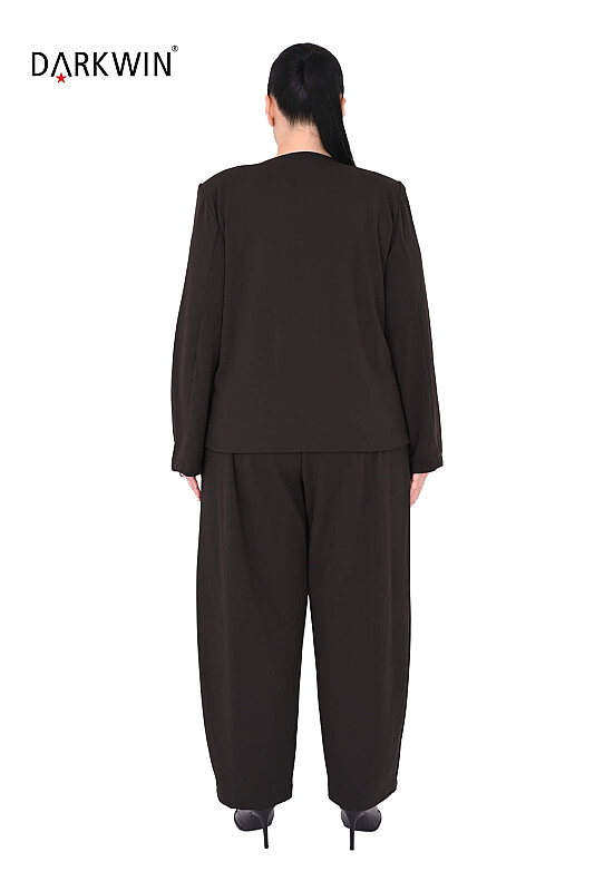 P9844 DARKWIN CEKET-PANTOLON KAHVE - 3