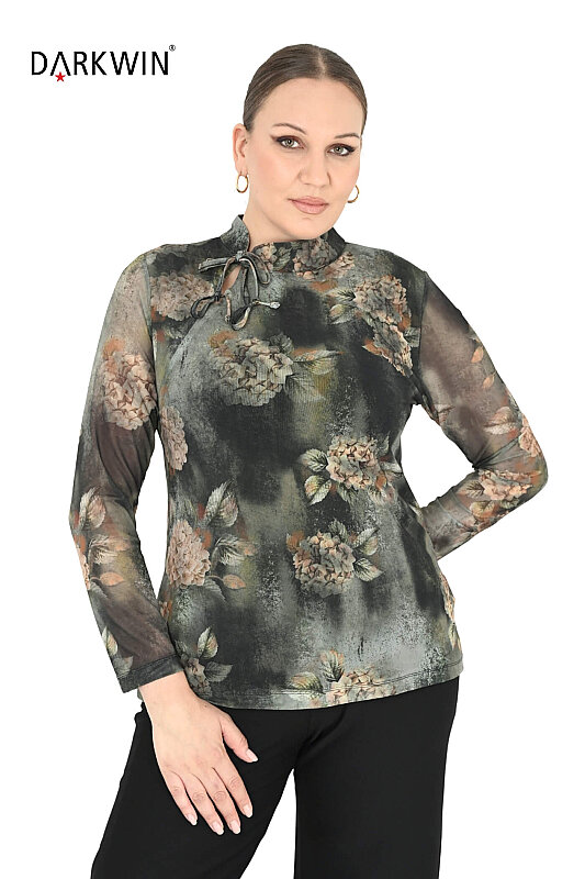 P9863 DARKWIN BLUZ DESENLI - 4