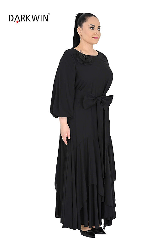P9873 DARKWIN ELBİSE SIYAH - DARKWIN (1)
