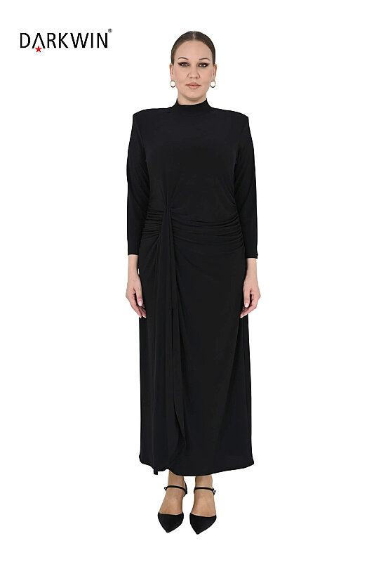 P9876 DARKWIN ELBİSE SIYAH - DARKWIN