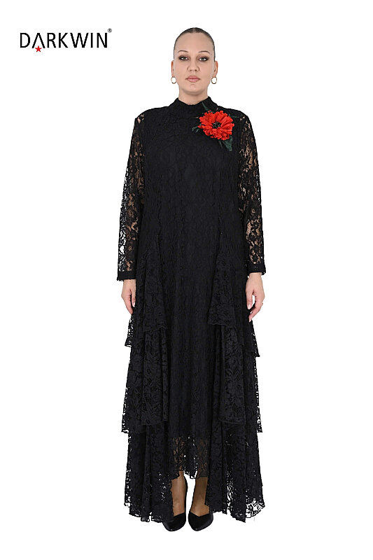 P9883 DARKWIN ELBİSE 2 Lİ SIYAH - DARKWIN
