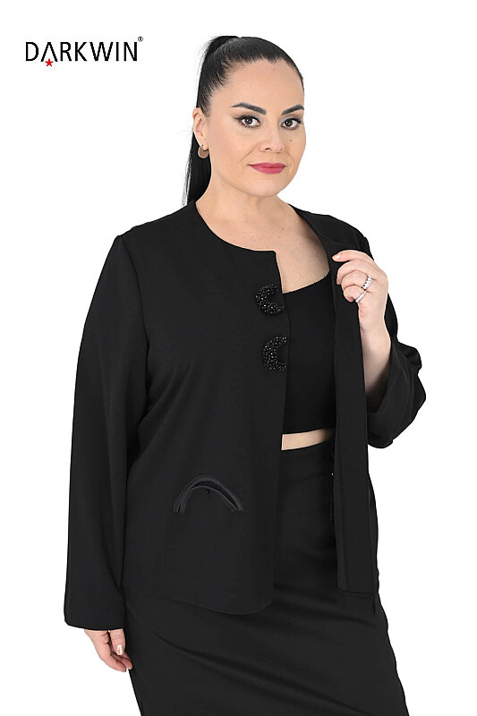 P9884 DARKWIN CEKET SIYAH - 4