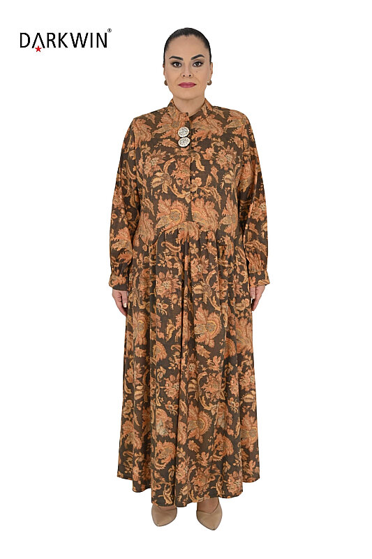 P9887 DARKWIN ELBİSE DESENLI - DARKWIN