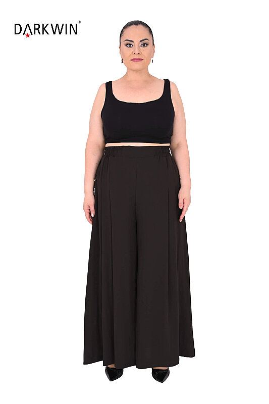 P9917 DARKWIN BLUZ-PANTOLON KAHVE - 4
