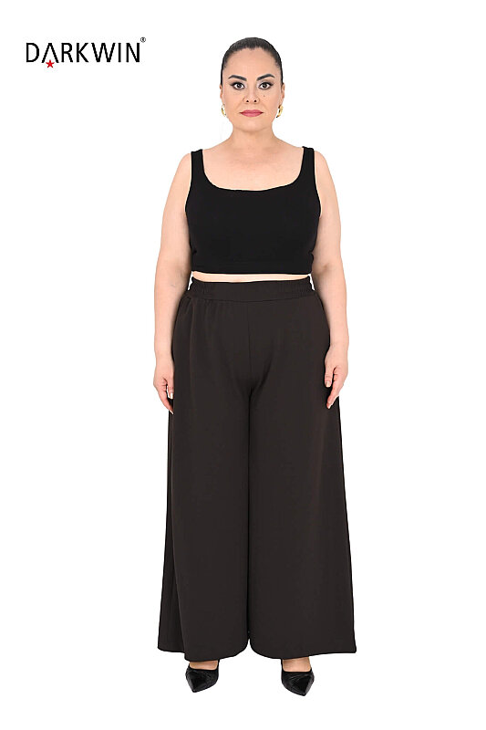P9919 DARKWIN BLUZ-PANTOLON KAHVE - 5