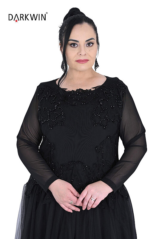 P9931 DARKWIN ELBİSE 2 Lİ SIYAH - 5