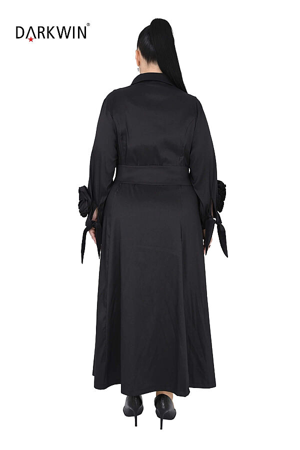 P9935 DARKWIN ELBİSE SIYAH - 3