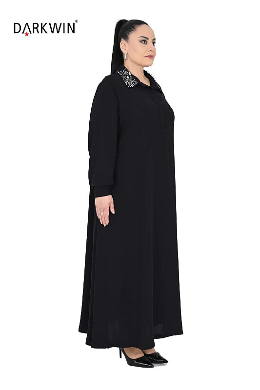 P9938 DARKWIN ELBİSE SIYAH - DARKWIN (1)