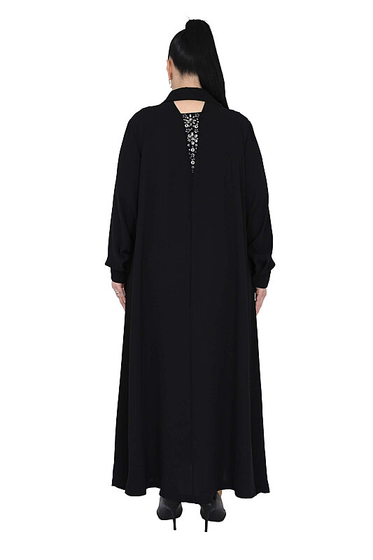 P9938 DARKWIN ELBİSE SIYAH - 3