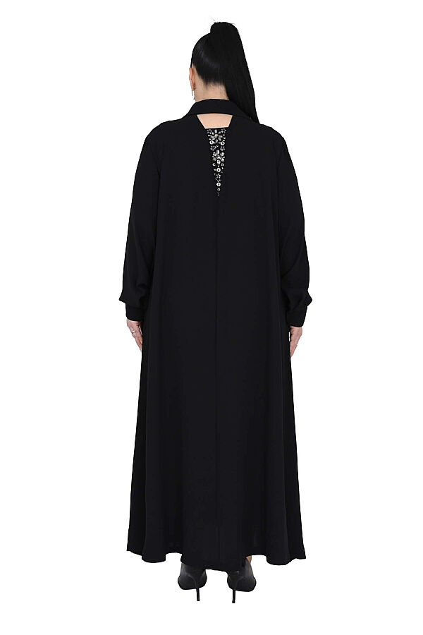 P9938 DARKWIN ELBİSE SIYAH - 3