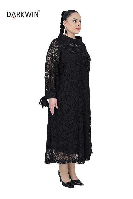P9954 DARKWIN ELBİSE 2 Lİ SIYAH - DARKWIN (1)