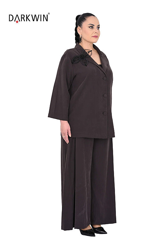 P9967 DARKWIN CEKET-PANTOLON KAHVE - Darkwin (1)