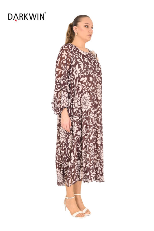 Y6003 DARKWIN ELBİSE KAHVE - DARKWIN (1)