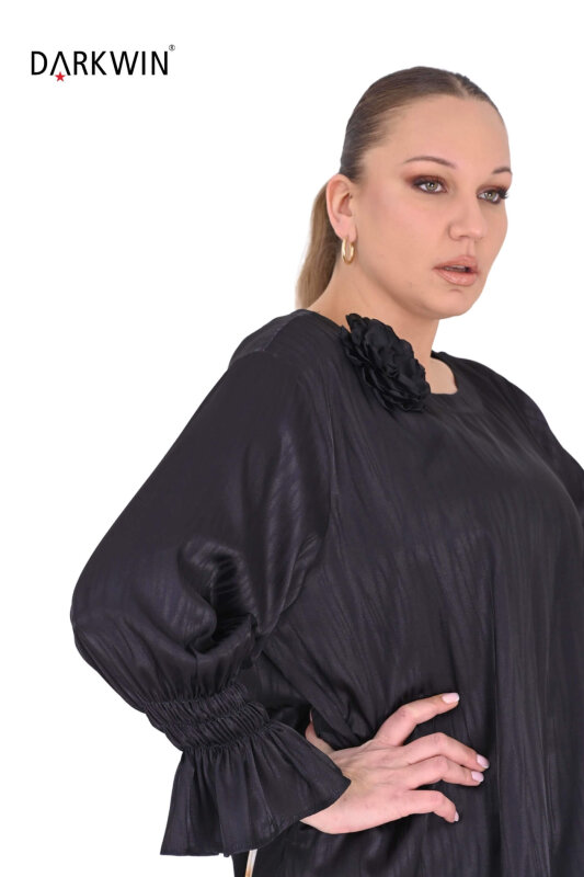 Y6004 DARKWIN ELBİSE SIYAH - 4