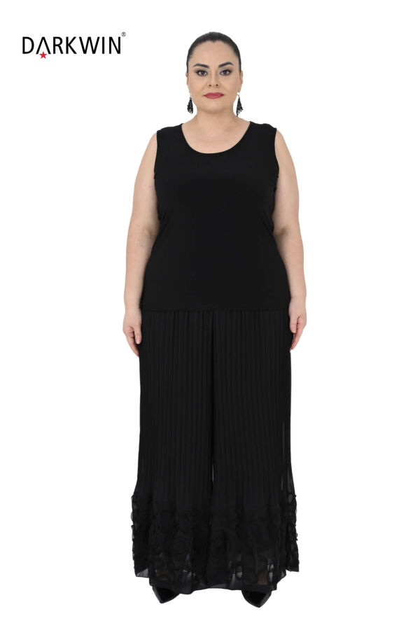 Y6015 DARKWIN BLUZ-PANTOLON SIYAH - 10