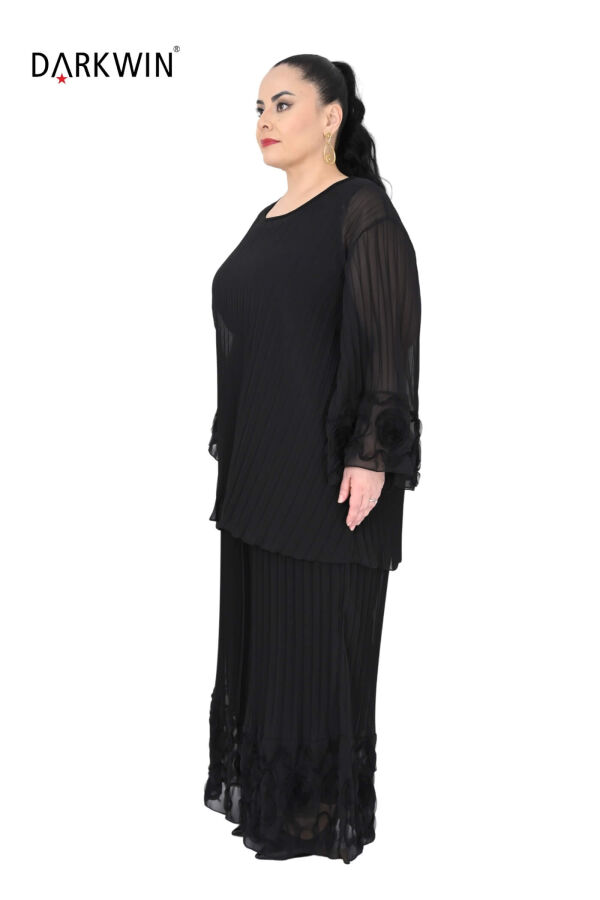 Y6015 DARKWIN BLUZ-PANTOLON SIYAH - 6