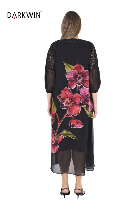 Y6019 DARKWIN ELBİSE SIYAH - 3