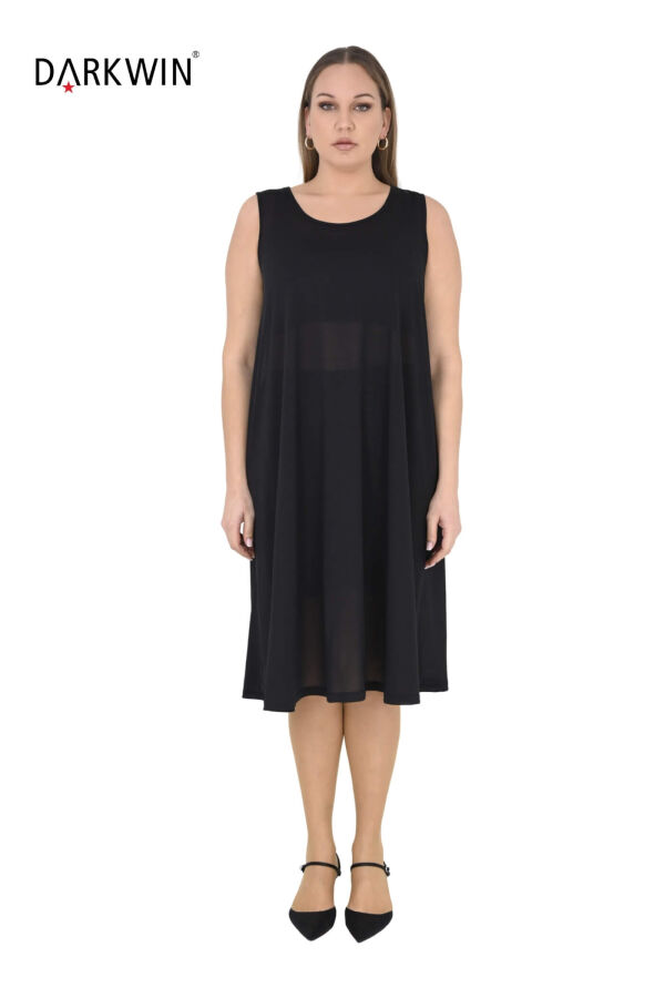 Y6019 DARKWIN ELBİSE SIYAH - 4