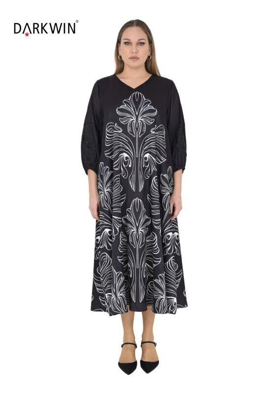 Y6021 DARKWIN ELBİSE SIYAH - DARKWIN