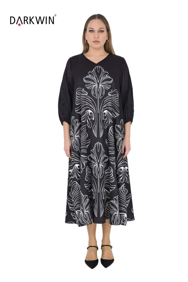 Y6021 DARKWIN ELBİSE SIYAH - 1