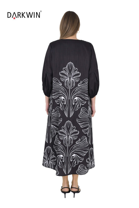 Y6021 DARKWIN ELBİSE SIYAH - 3