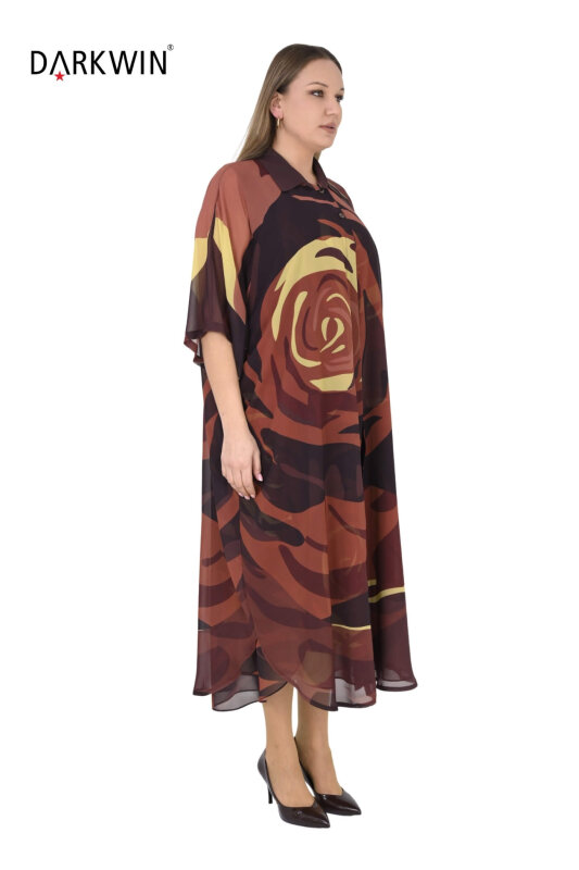 Y6022 DARKWIN ELBISE KAHVE - DARKWIN (1)