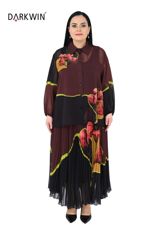 Y6025 DARKWIN GÖMLEK-ETEK KAHVE - DARKWIN