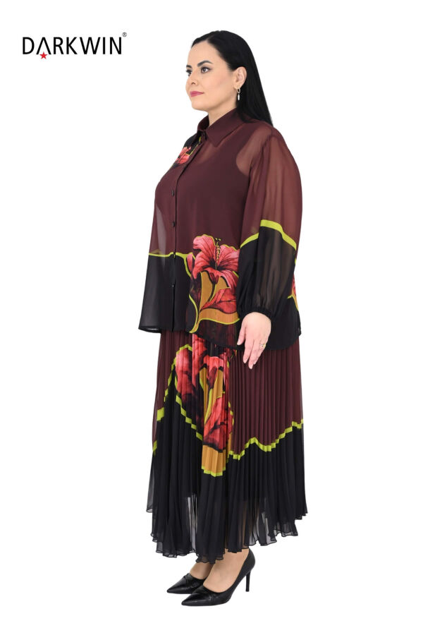 Y6025 DARKWIN GÖMLEK-ETEK KAHVE - 2