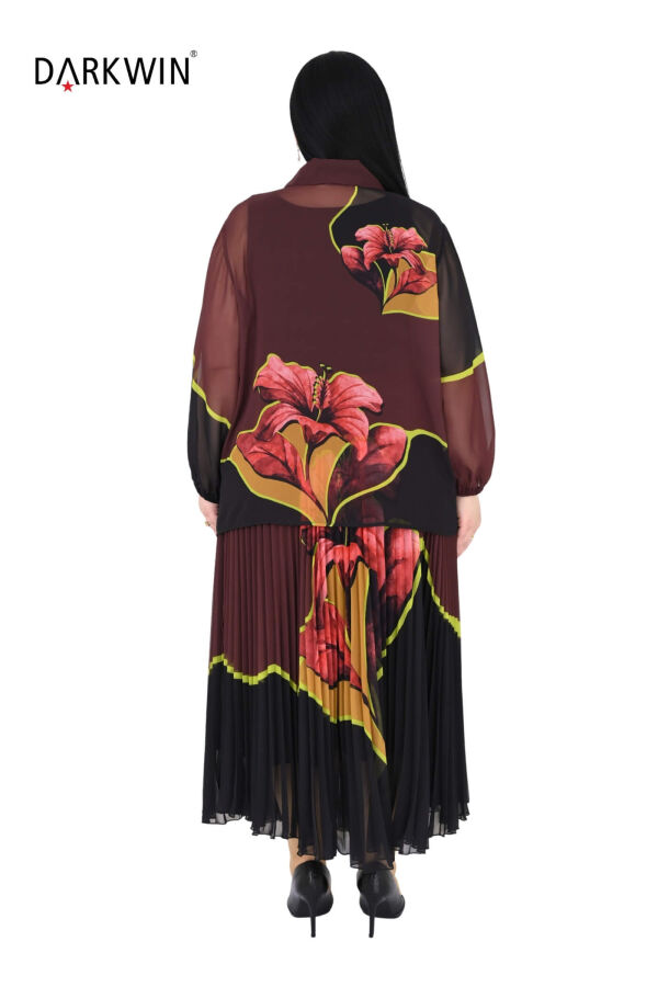 Y6025 DARKWIN GÖMLEK-ETEK KAHVE - 3