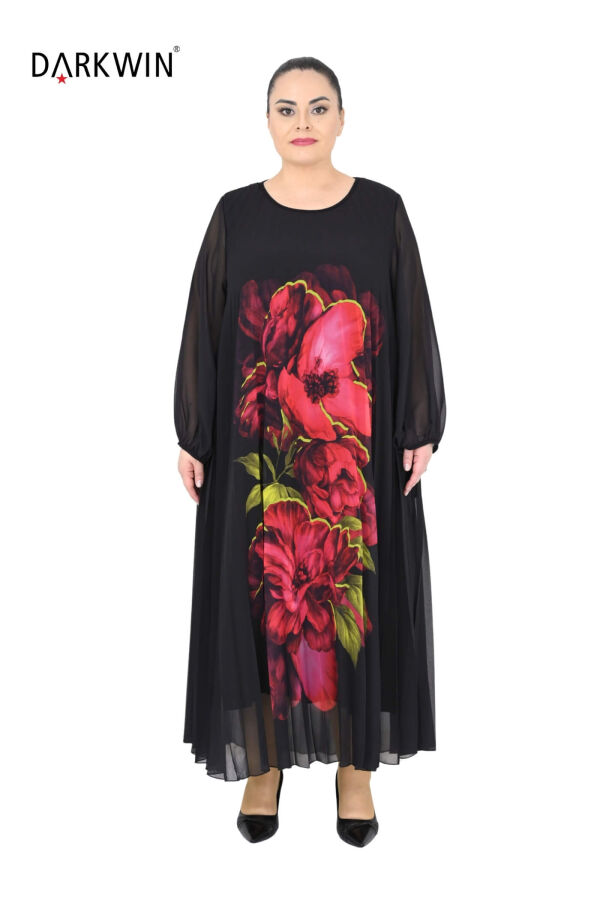 Y6029 DARKWIN ELBİSE SIYAH - 1