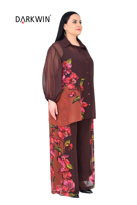 Y6030 DARKWIN GÖMLEK-PANTOLON KAHVE - DARKWIN (1)