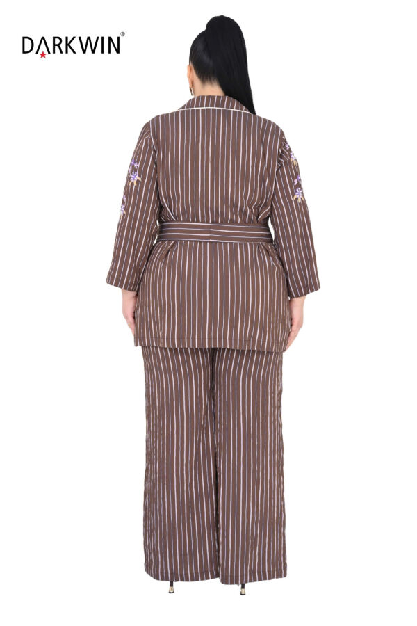 Y6031 DARKWIN CEKET-PANTOLON KAHVE - 3