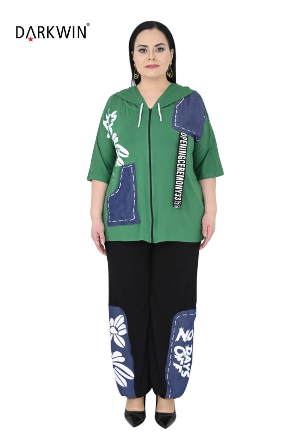 Y6033 DARKWIN MONT-PANTOLON YESIL - 1