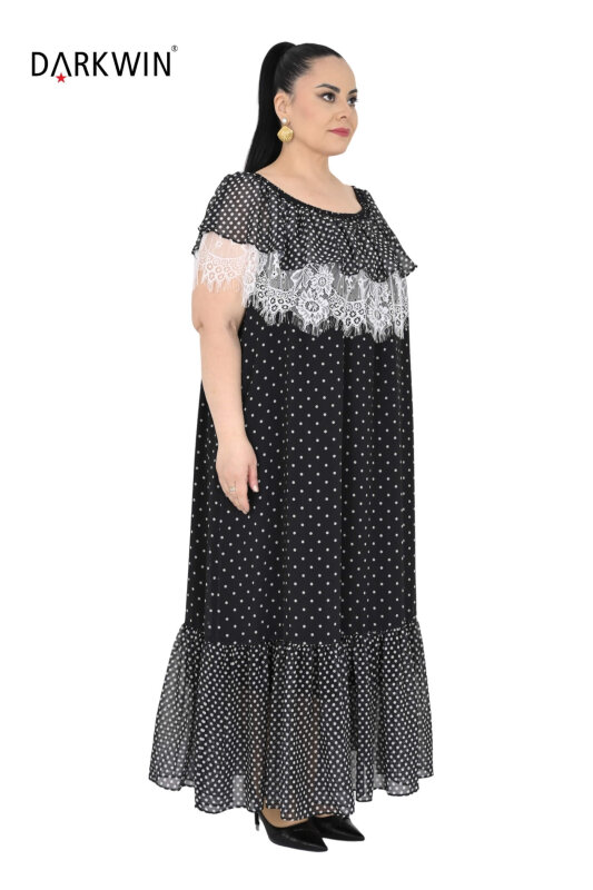 Y6037 DARKWIN ELBİSE SIYAH - DARKWIN (1)