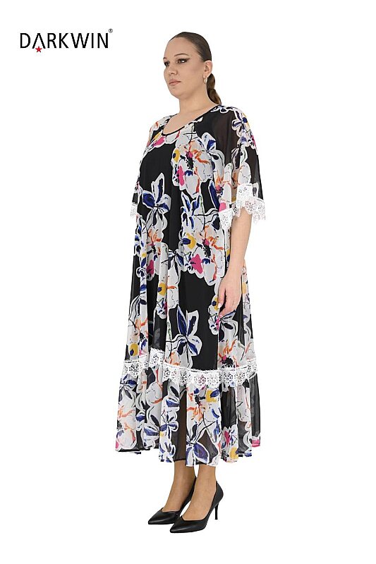 Y6040 DARKWIN ELBİSE SIYAH - 3