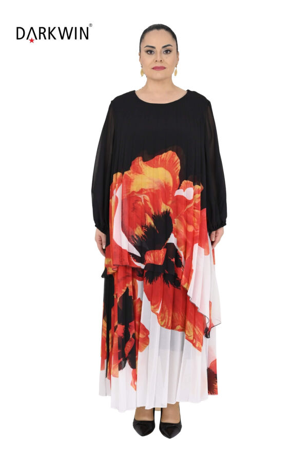 Y6041 DARKWIN ELBİSE DESENLI - 1