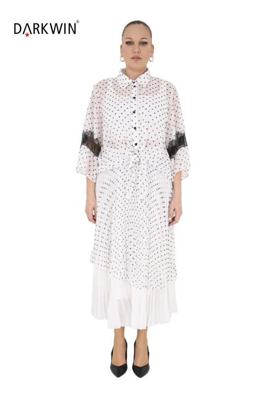 Y6045 DARKWIN GÖMLEK-ETEK BEYAZ - DARKWIN