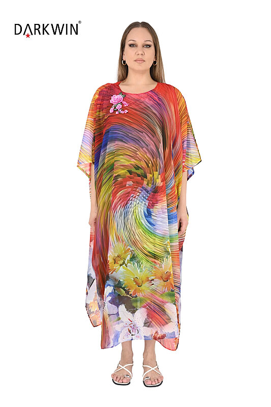 Y6046 DARKWIN ELBİSE DESENLI - 1