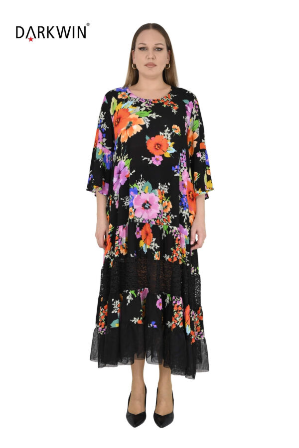 Y6048 DARKWIN ELBİSE DESENLI - 1